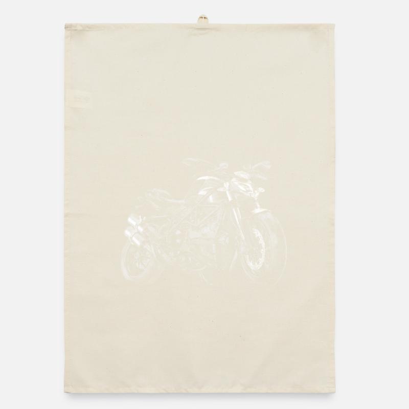 Motorcycle Organic dish towel