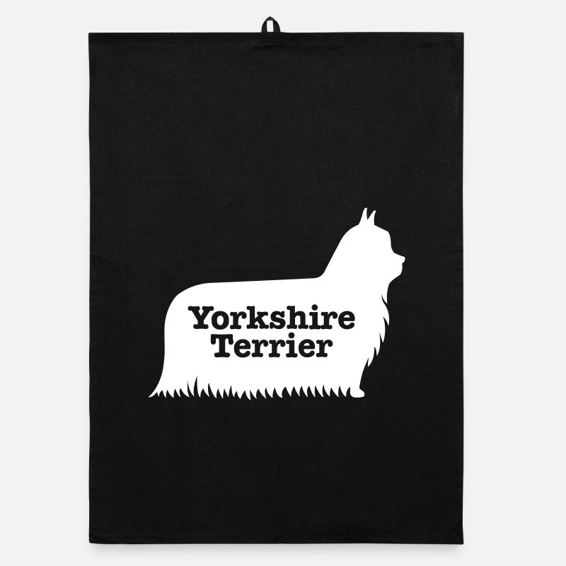 Yorkshire Terrier Organic Geschirrtuch