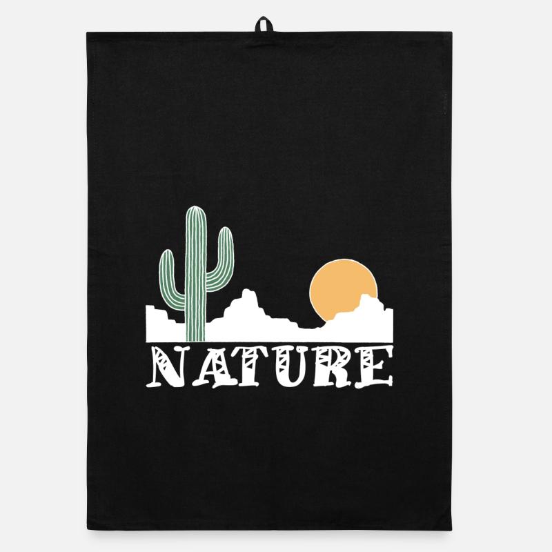 Nature et désert blanc Torchon bio
