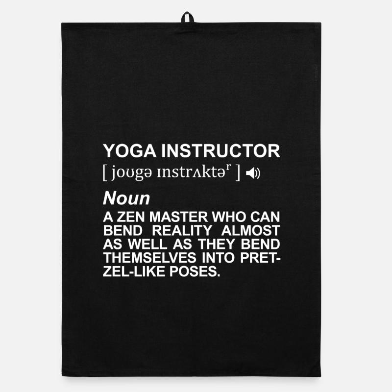 Définition du professeur de yoga Torchon bio