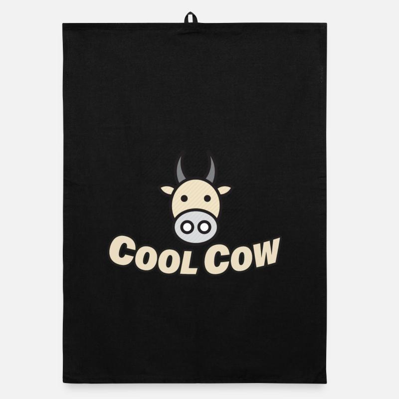 VACHE COOL Torchon bio
