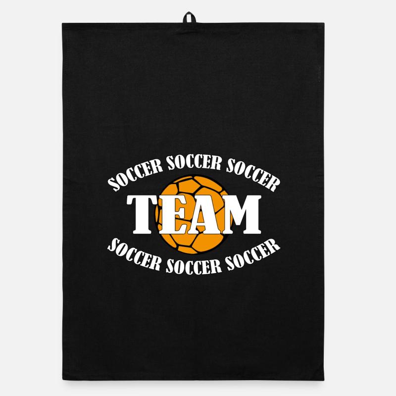 SOCCER TEAM Organic Geschirrtuch