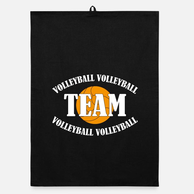 ÉQUIPE DE VOLLEY-BALL Torchon bio