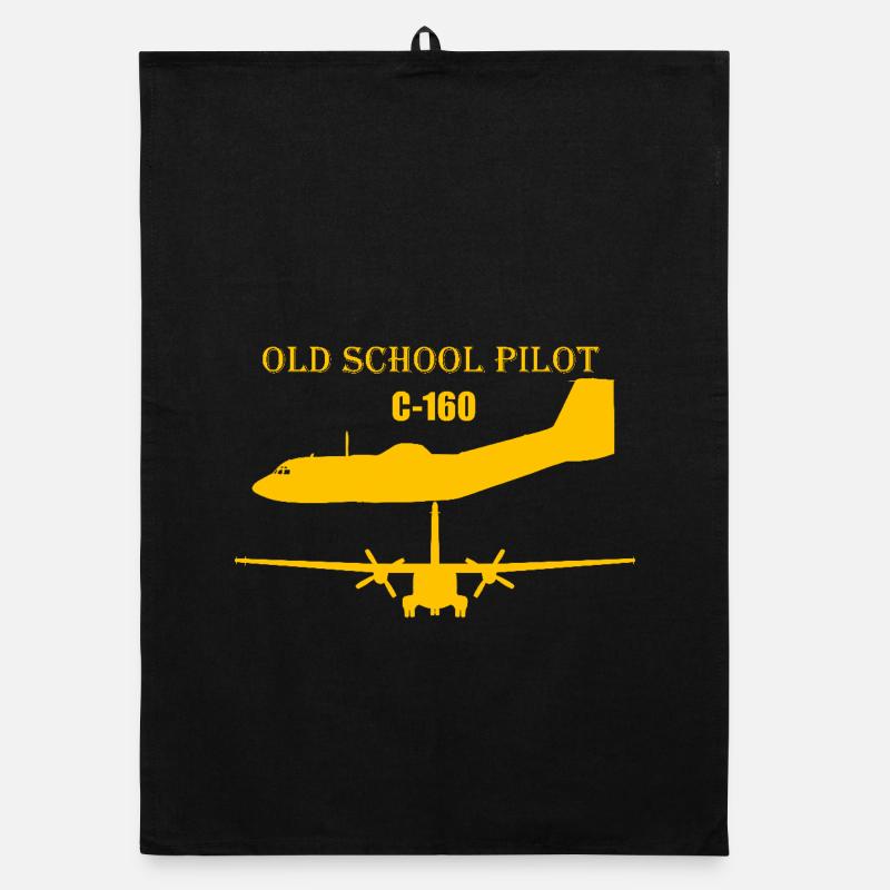 Old school pilot C-160 Organic dish towel