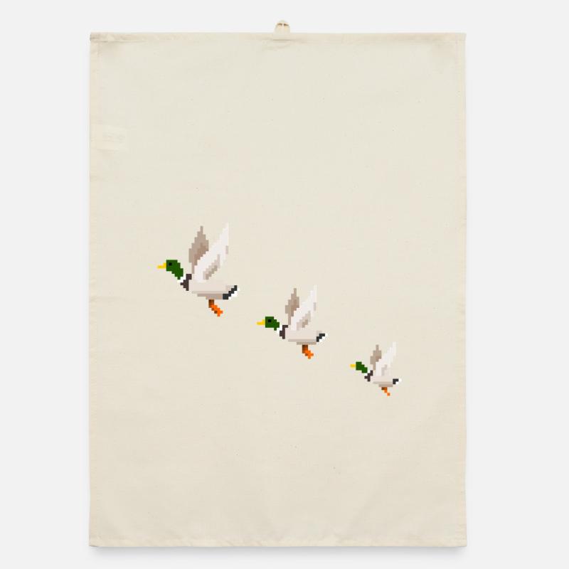 Flying Ducks Organic dish towel