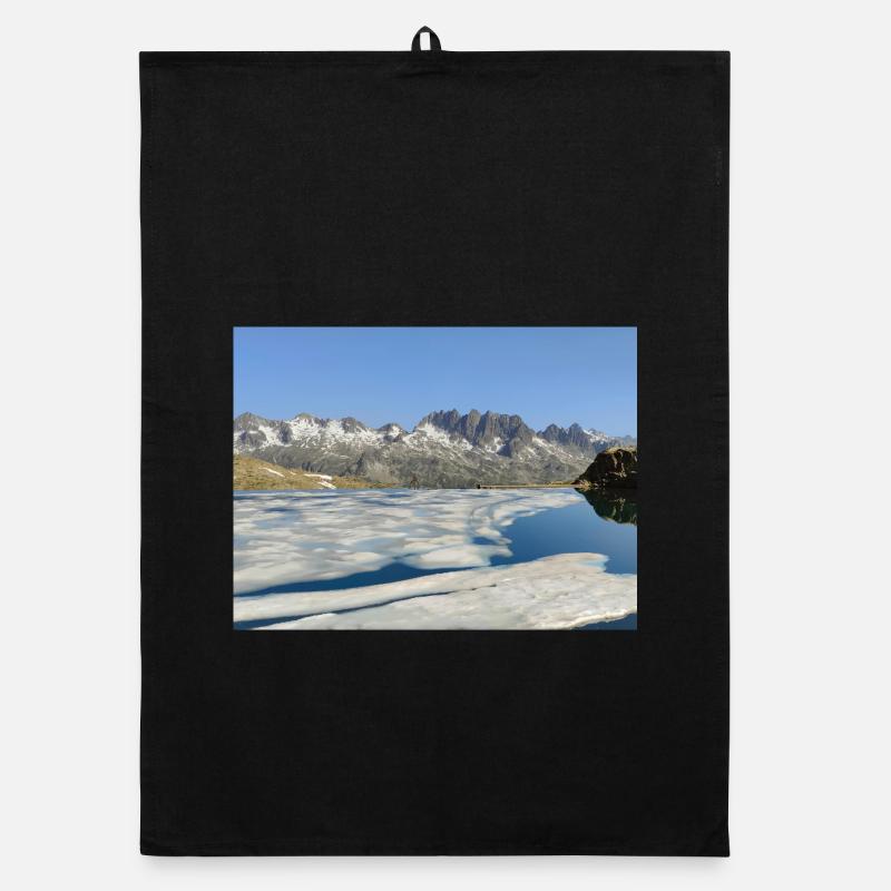 Der Bramant-See im Juni Organic Geschirrtuch