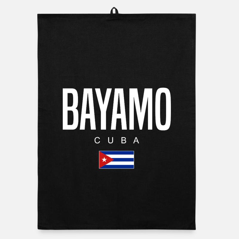 Bayamo Cuba Cubans Organic dish towel