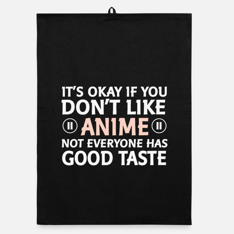 Nicht jeder mag Anime Spruch Organic Geschirrtuch