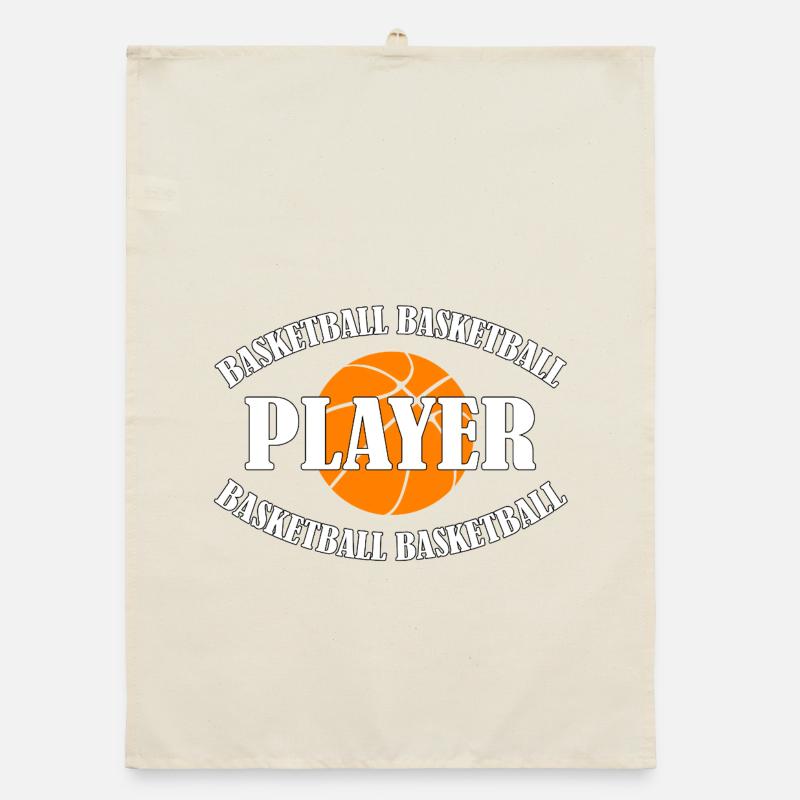 Basketball Player Organic dish towel