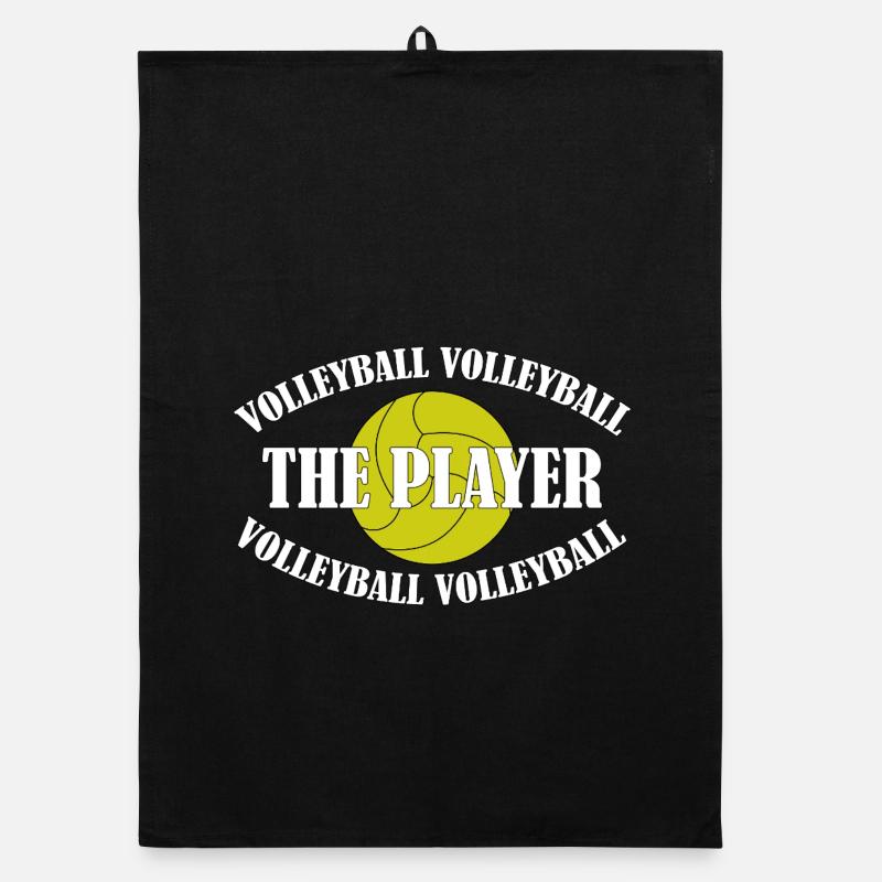 VOLLEYBALL - THE PLAYER Organic Geschirrtuch