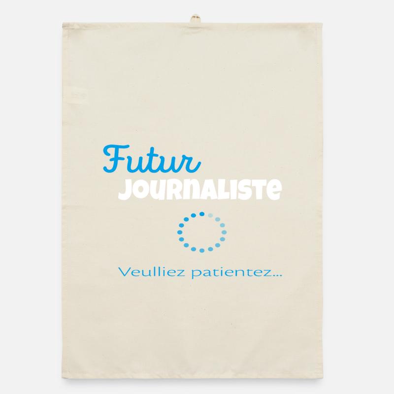 Future Journalist – Please Wait Organic dish towel