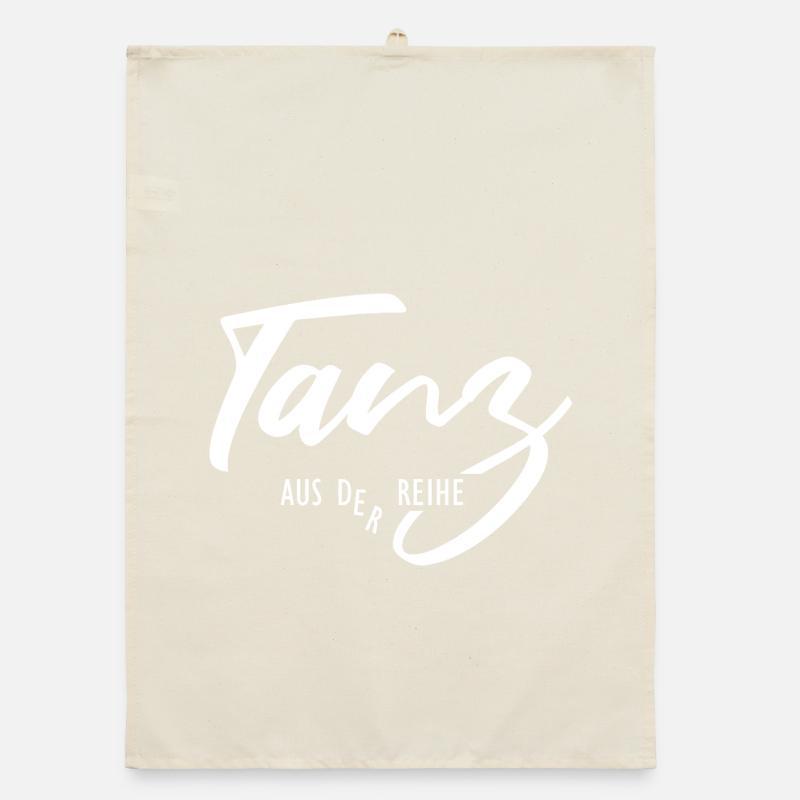 Tanz aus der Reihe – Sei anders und einzigartig Organic Geschirrtuch