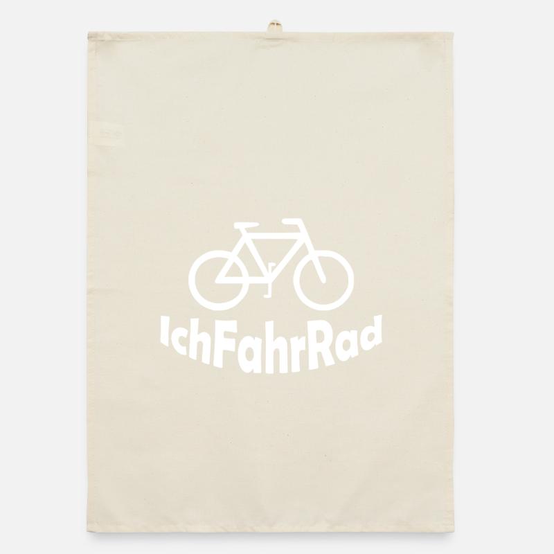JE FAIS DU VÉLO Torchon bio