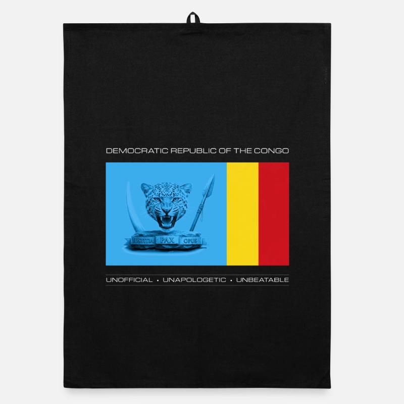 DRC BOLD UNOFFICIAL FLAG Torchon bio