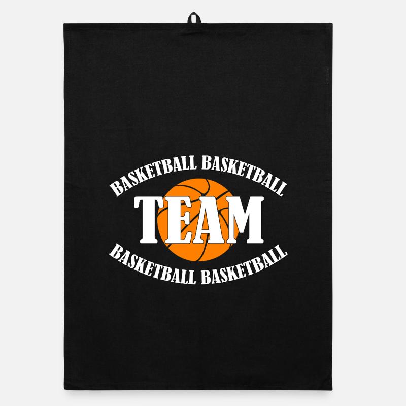 BASKETBALL TEAM Organic Geschirrtuch