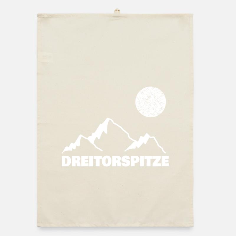 Three-goal top Organic dish towel