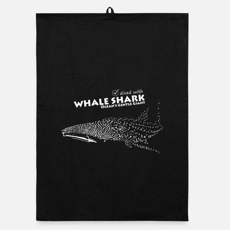 WHALE SHARK Organic Geschirrtuch
