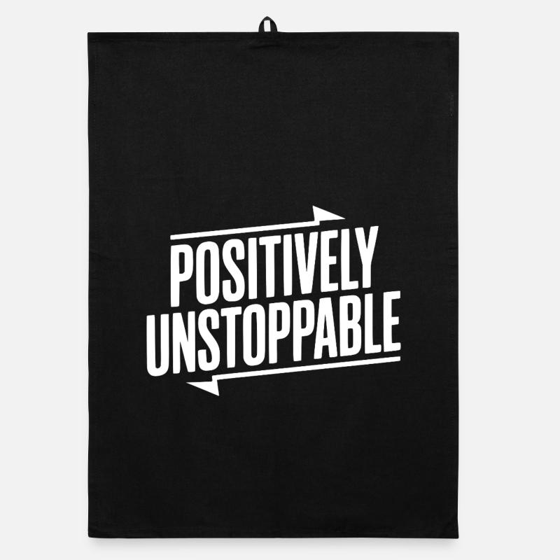 Positively Unstoppable Organic dish towel