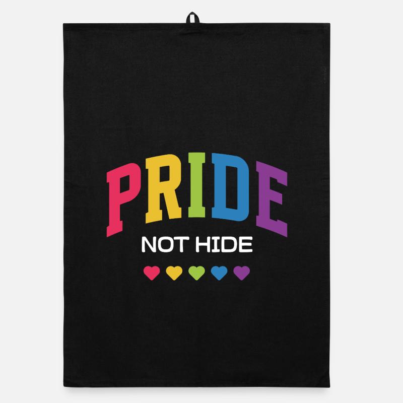 LGBTQ-Pride-Monat – Pride, nicht verstecken. Organic Geschirrtuch