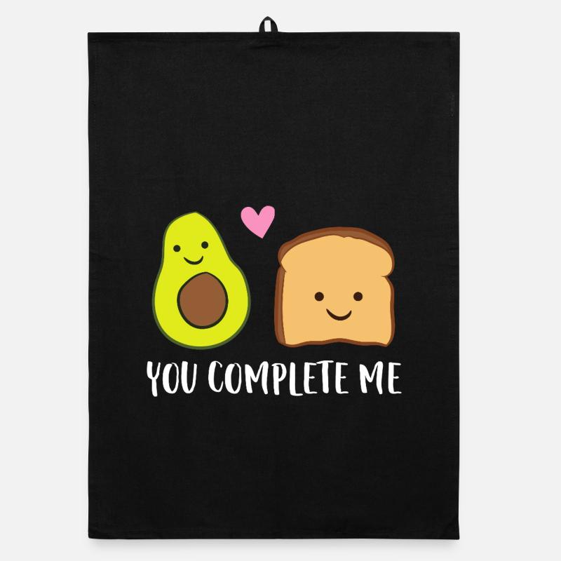 Tu m’as complété toast à l’avocat Torchon bio