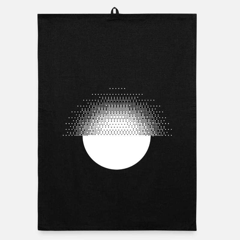 Conception géométrique du soleil Torchon bio