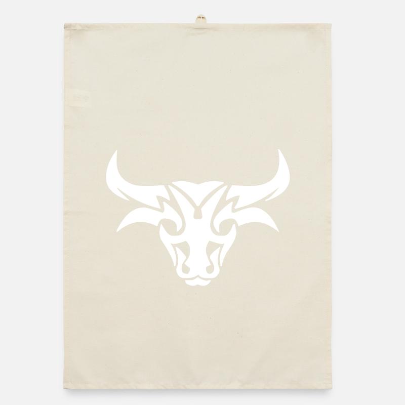 Conception de taureau Torchon bio