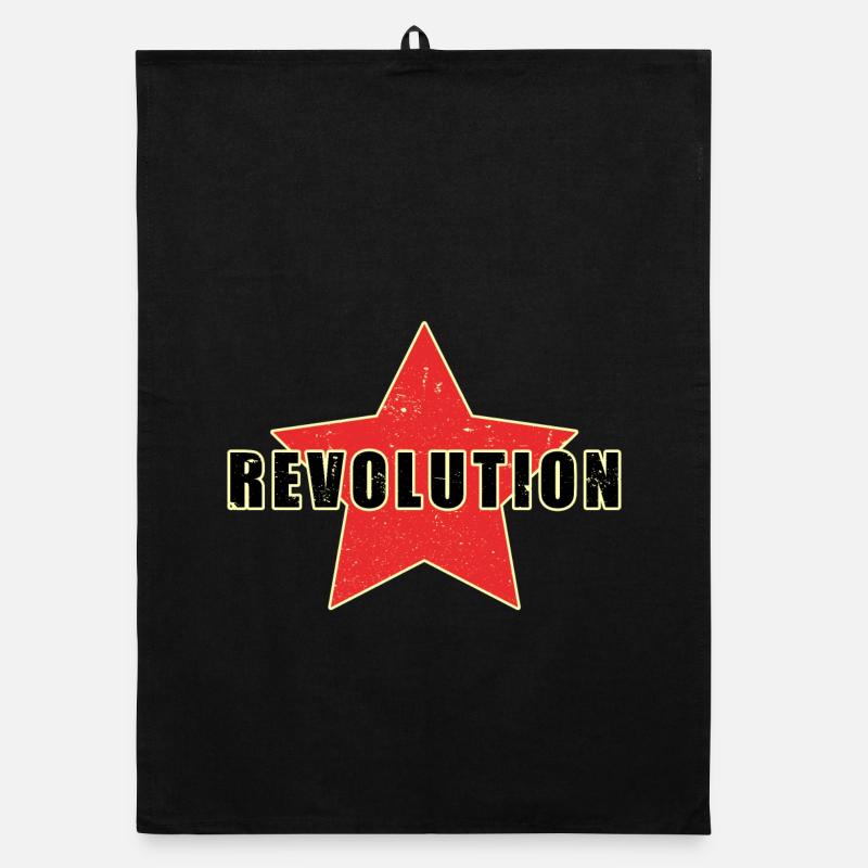 révolution de l'étoile rouge Torchon bio