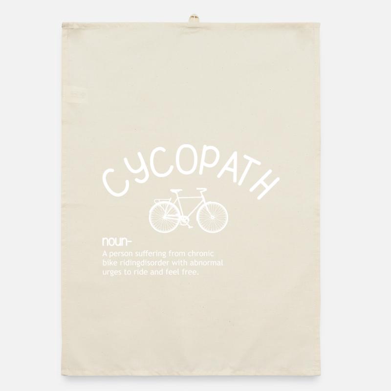 Cycopath Bicycle Obsession Organic dish towel