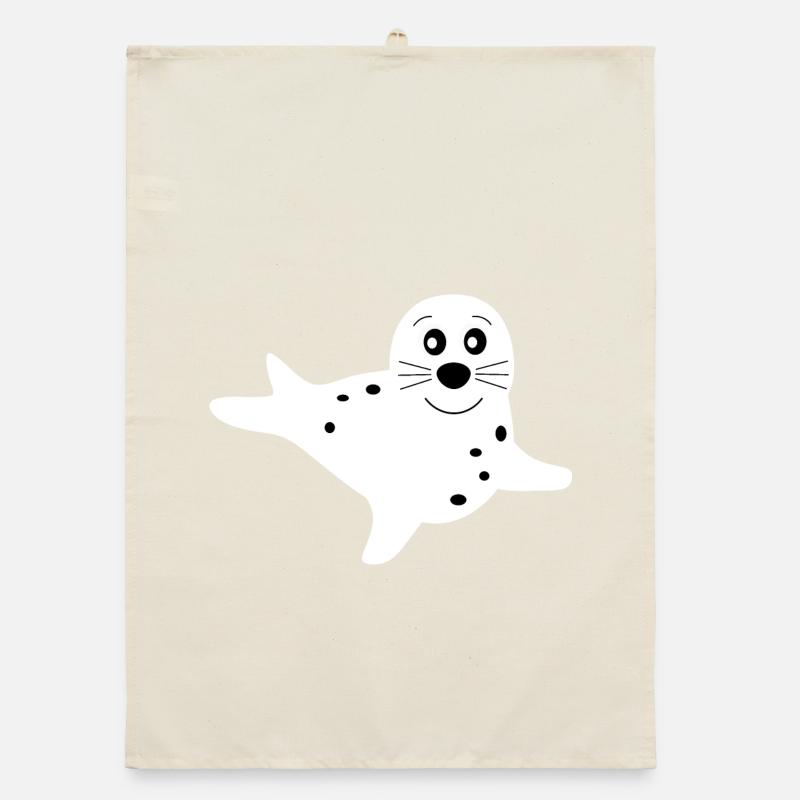 phoque phoque blanc phoques phoques animaux Torchon bio