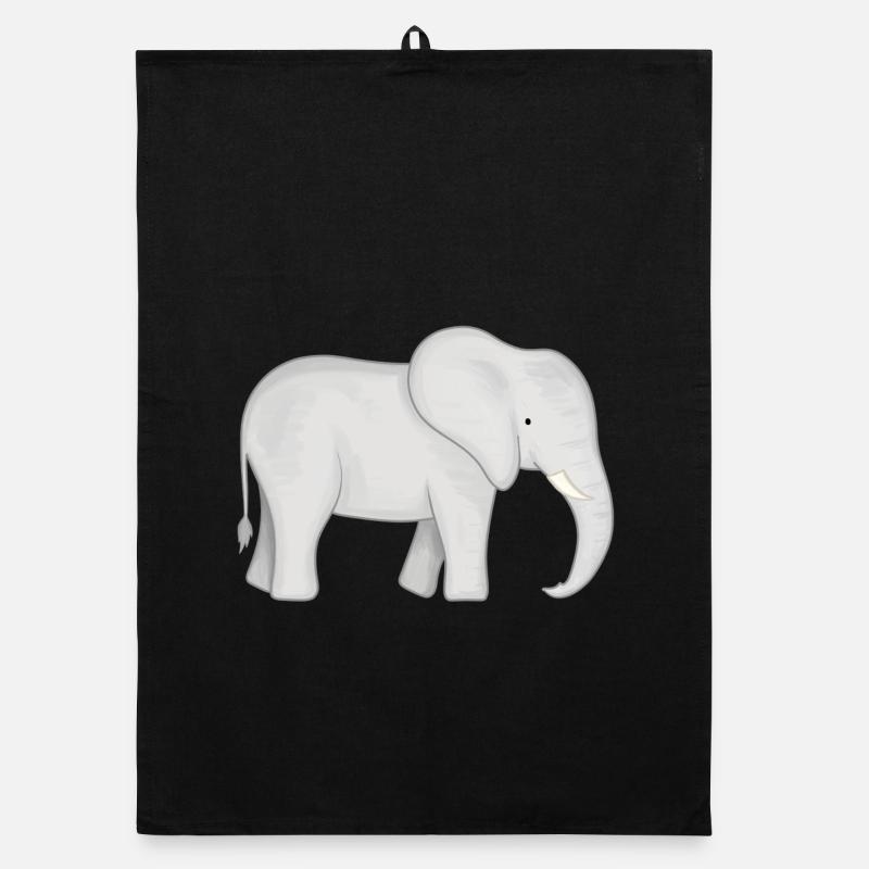 Bébé éléphant Torchon bio