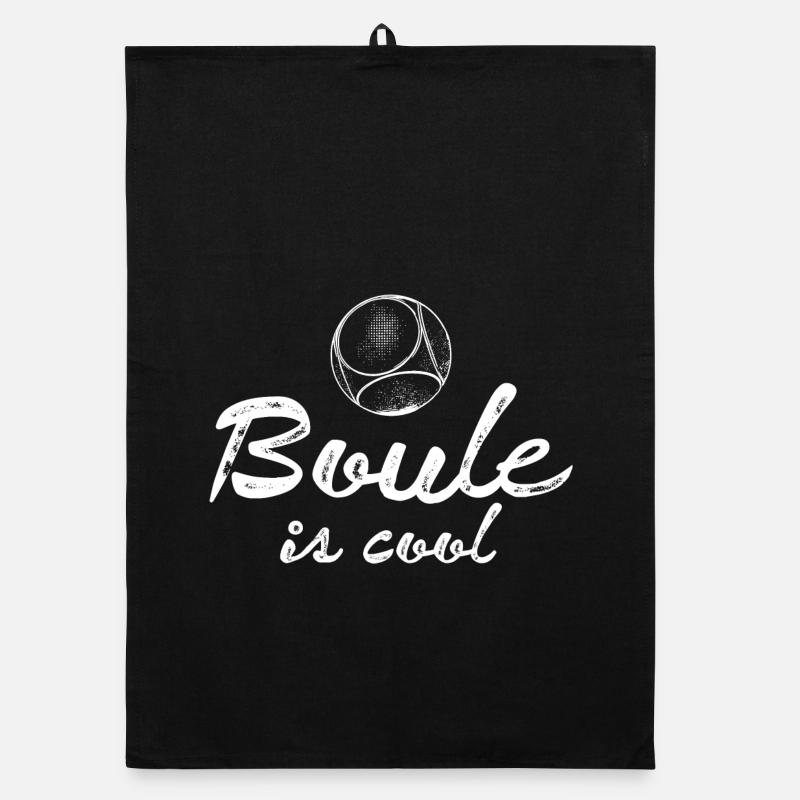 Boule is cool! Bouler Outfit Boule Kugeln Organic Geschirrtuch