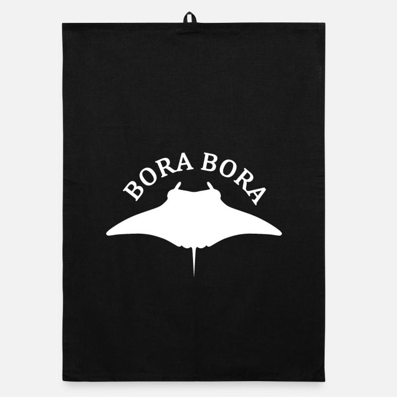 Raie Manta Bora Bora Torchon bio