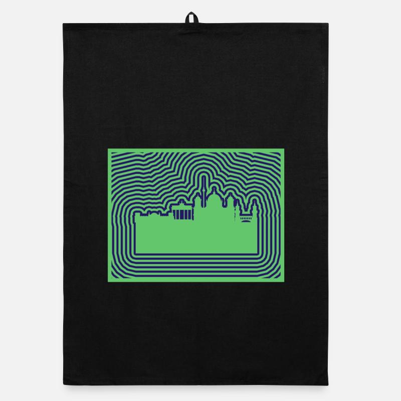 Ligne d’horizon de Berlin Torchon bio