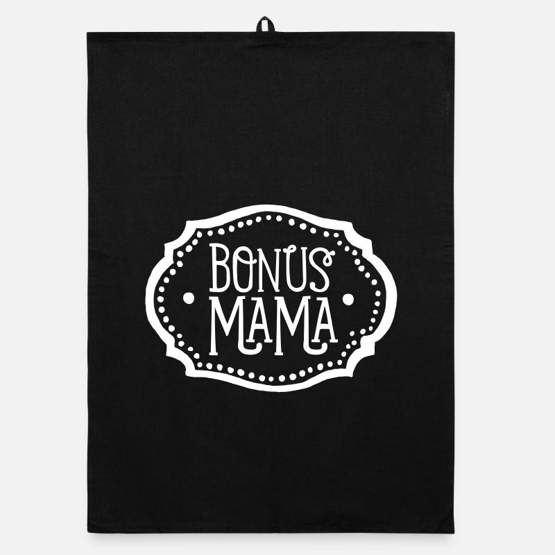 Bonusmama Stiefmama Stiefmutter Geschenk Organic Geschirrtuch