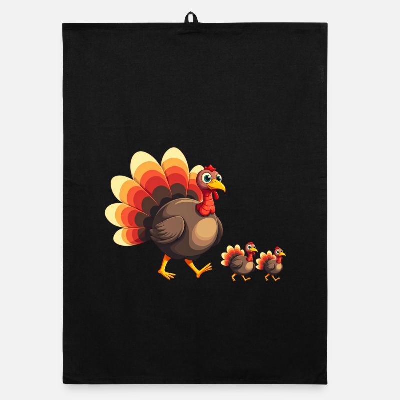 Bébé dinde de Thanksgiving Torchon bio
