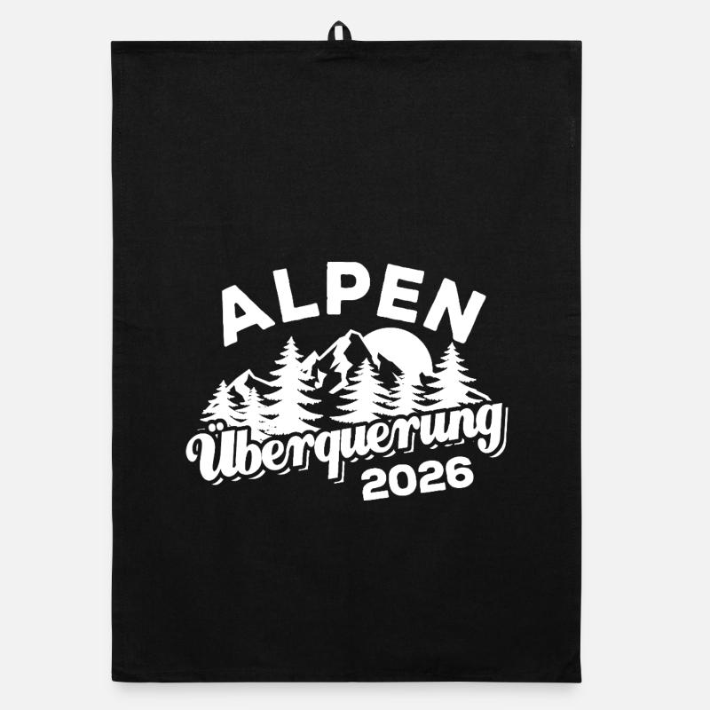 Alpen Überquerung 2026 - Wandern Organic Geschirrtuch