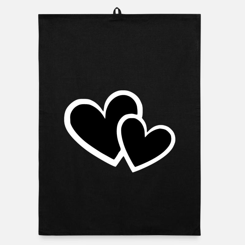 Valentinstag Herz Geschenk Valentinstag Organic Geschirrtuch