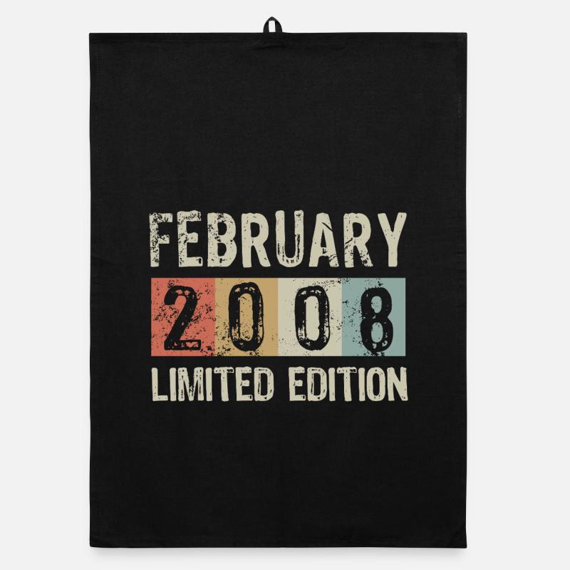 Limited Edition February 2008 Geburtstag Geschenk Organic Geschirrtuch