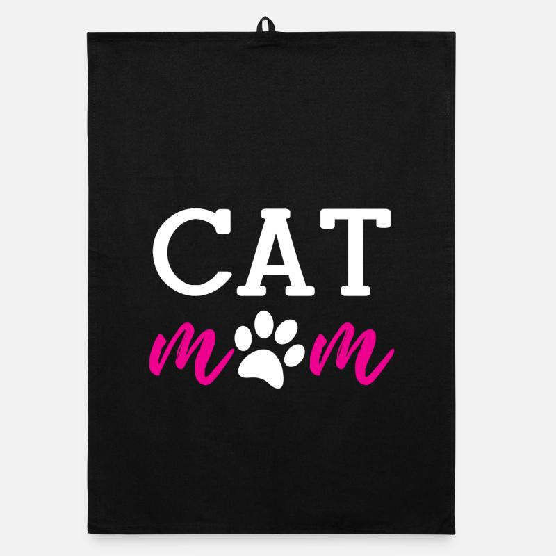 Cat Mom Organic Geschirrtuch
