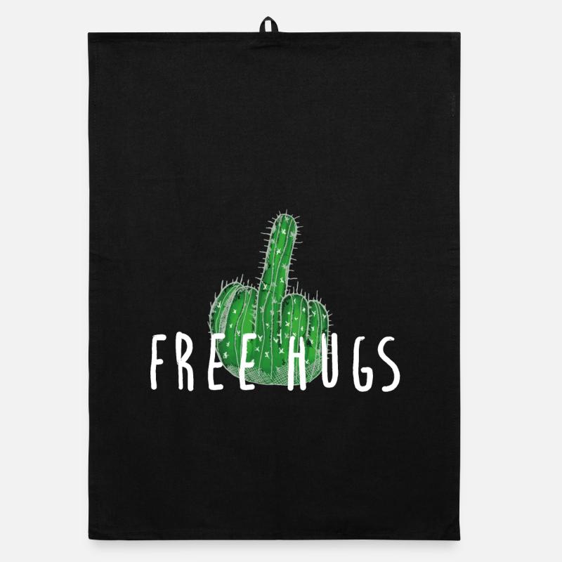 Câlins gratuits - Cactus, Majeur Torchon bio