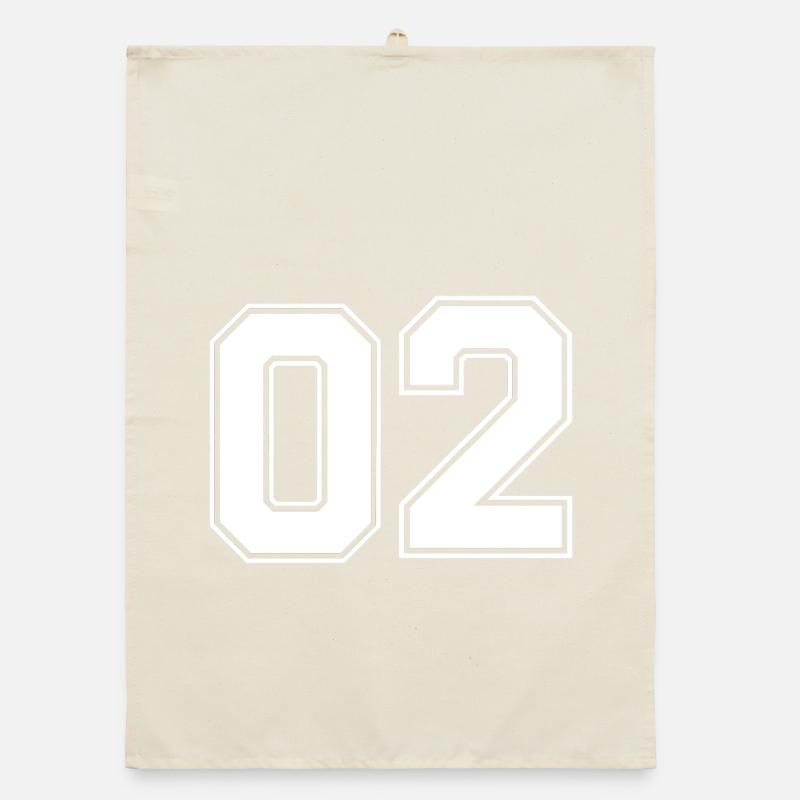 Nummer zwei 2 Organic Geschirrtuch