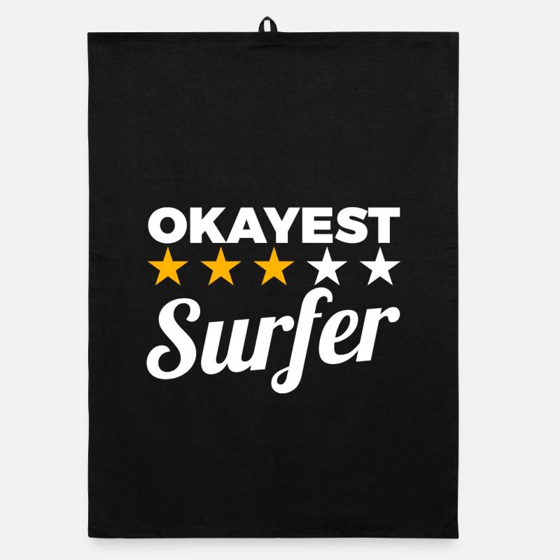 Okayest Surfer Organic Geschirrtuch