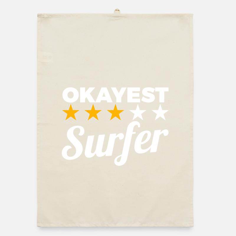 Surfeur le plus d’accord Torchon bio