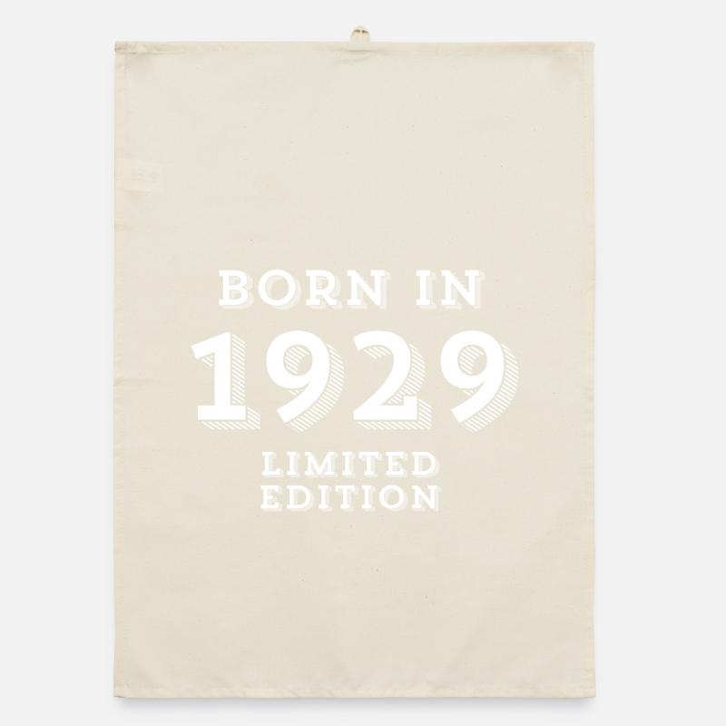 1929, 95ans, année de naissance, date de naissance Torchon bio