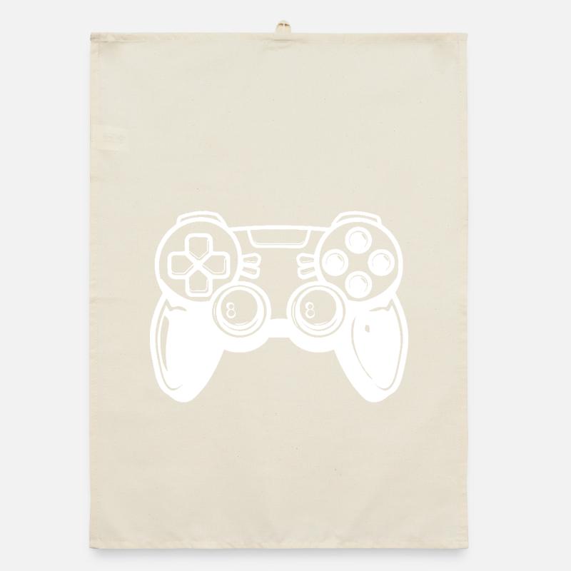 Video Games Controller Organic dish towel