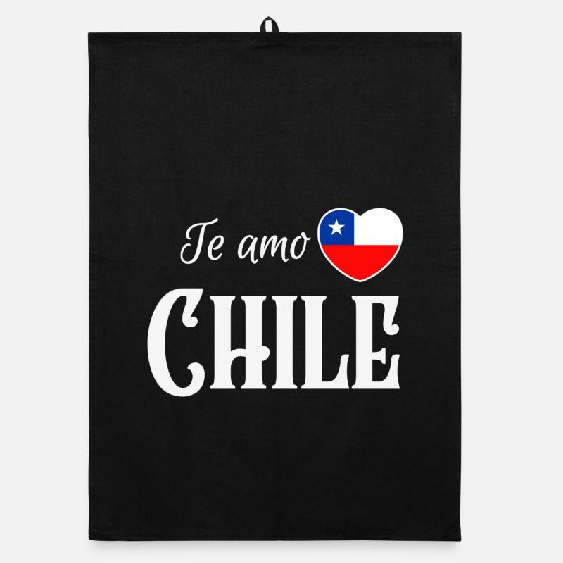 I love Chile, Chilean pride Organic dish towel