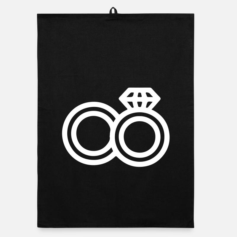 Wedding Rings Wedding Rings Organic dish towel