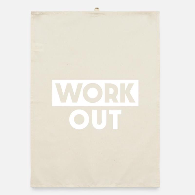 Work Out Organic dish towel