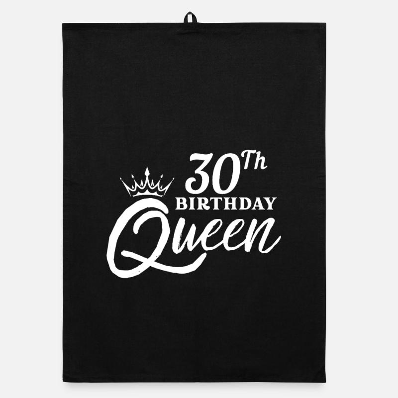 30. Geburtstag Organic Geschirrtuch