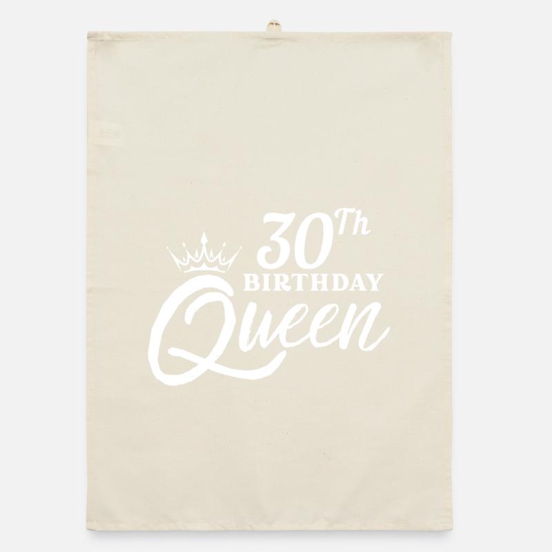 30. Geburtstag Organic Geschirrtuch